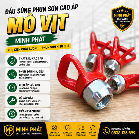 Đầu Súng Phun Sơn Cao Áp, Mỏ Vịt Súng Phun Sơn Công Nghiệp Minh Phát