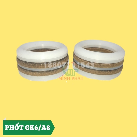 Phụ Kiện Máy Phun Bột Thủy Lực GK6, Piton GK A8, Phốt Máy Phun Bột Đặc Baoba X7