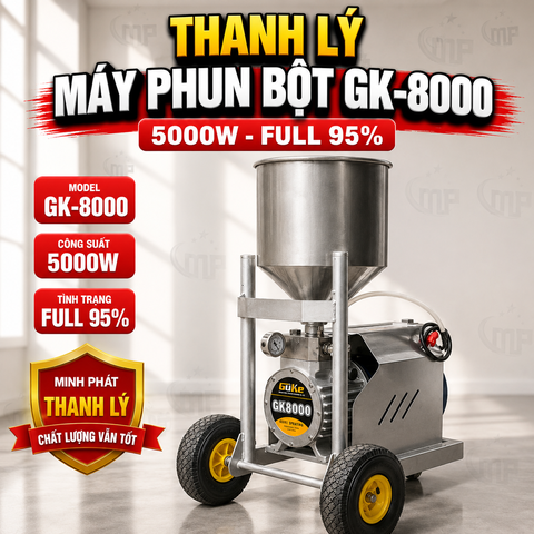 Thanh Lý Máy Phun Bột GK-8000 5000W Full 95% Minh Phát