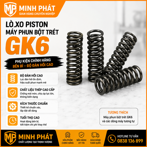 Lò xo piton máy phun bột trét gk6