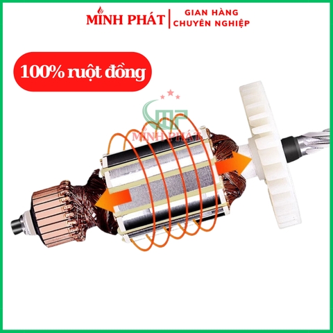 Máy Khuấy Bột Trét - Khuấy Sơn Minh Phát 2400w, Máy Khuấy Đa Năng Cánh Xoắn Đầu Trâu