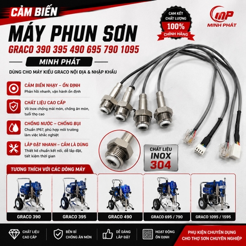 Cảm Biến Máy Phun Sơn Graco 390 395 490 695 790 1095