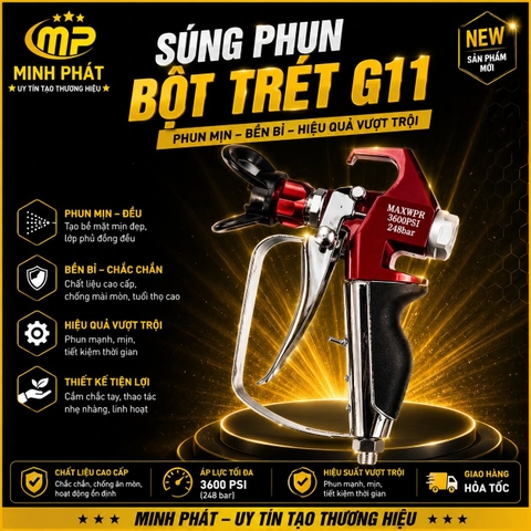 Súng Phun Bột G11 Minh Phát