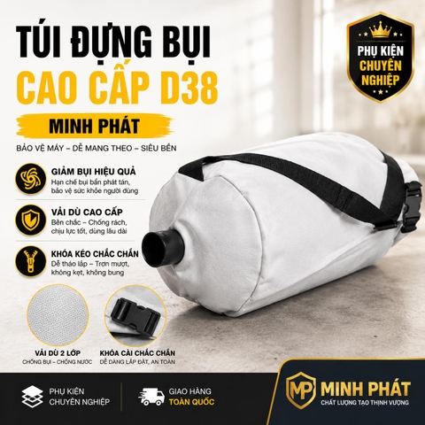 🧹 Túi Đựng Bụi Cao Cấp D38 Minh Phát – Thu Gom Bụi Hiệu Quả, Bảo Vệ Sức Khỏe Người Dùng