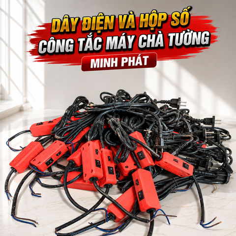 Dây Điện Và Hộp Số Công Tắc Máy Chà Tường Minh Phát