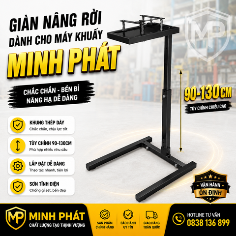 Giàn Nâng Rời Dành Cho Máy Khuấy Minh Phát 90-130cm
