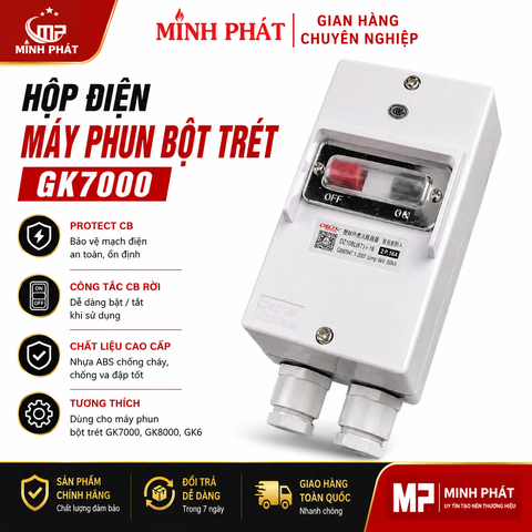 Hộp Điện CB Máy Phun Bột Trét GK7000 GK8000 GK6