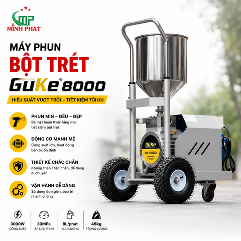 Máy Phun Bột Trét GuKe 8000 Minh Phát