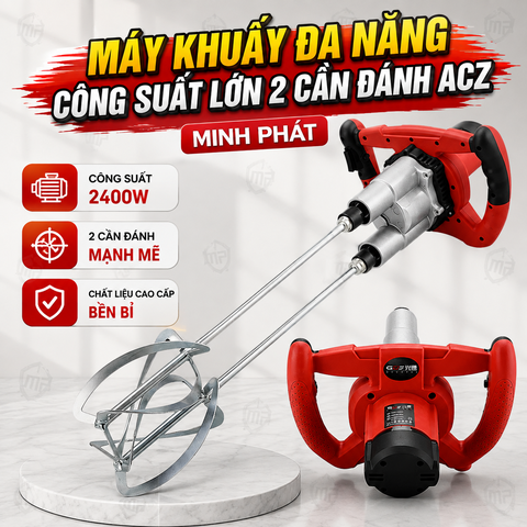 Máy Khuấy Đa Năng Công Suất Lớn 2 Cần Đánh ACZ Minh Phát
