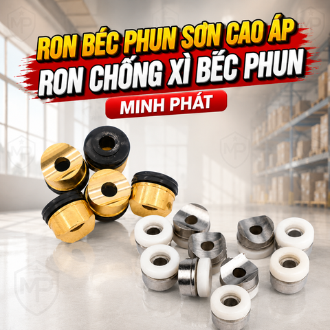 Ron Béc Phun Sơn Cao Áp Minh Phát, Ron Chống Xì Béc Phun Sơn Phun Bột Trét