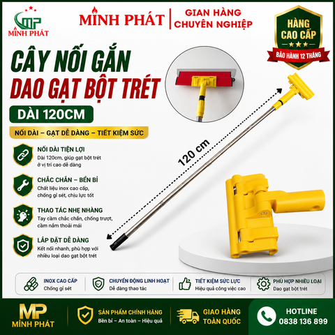Cây Nối Gắn Dao Gạt Bột Trét Minh Phát