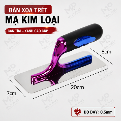 Dao Trét Sơn Hiệu Ứng Minh Phát Cán Tím 20cm 23.5cm 24cm Dày 0.5mm Chính Hãng