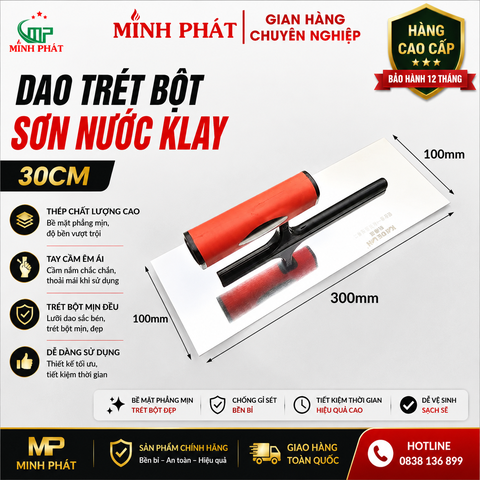 Dao Trét Bột Sơn Nước Klay Minh Phát 30cm