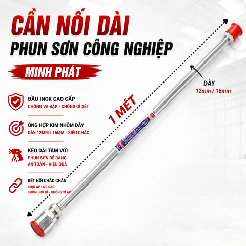 Cần Nối Dài Phun Sơn Công Nghiệp Minh Phát
