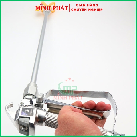 Cần Nối Dài Phun Sơn Công Nghiệp Minh Phát Dài 1m2, Cần Nối Dài Đầu Inox Chống Va Đập