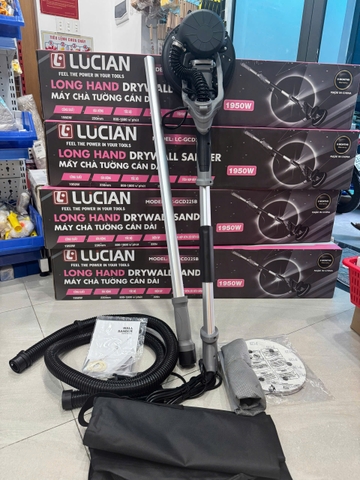 Máy Chà Tường Cán Dài Lucian 1950W Có Chổi Than
