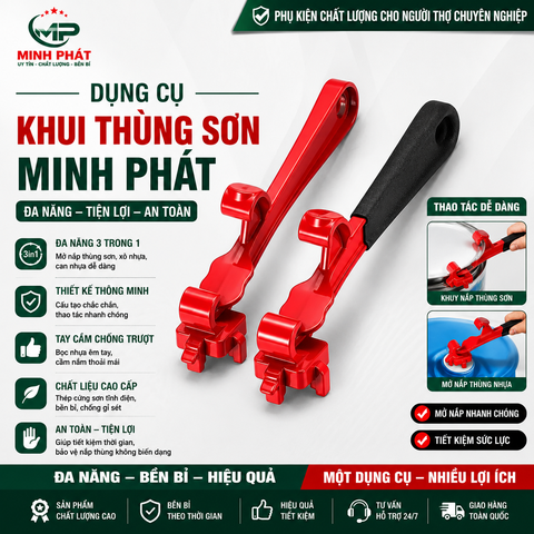 🔥 Dụng Cụ Khui Thùng Sơn Đa Năng Minh Phát