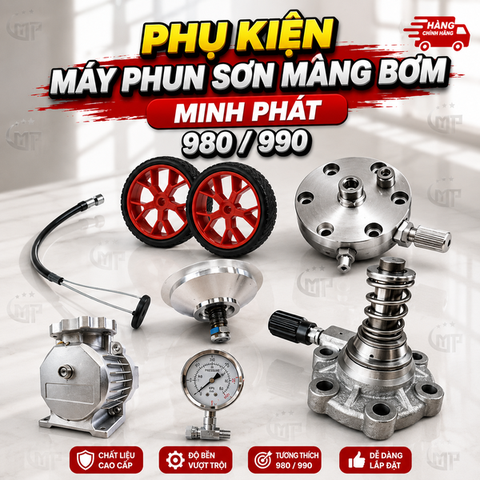 Phụ Kiện Máy Phun Sơn Màng Bơm 980 990 Minh Phát