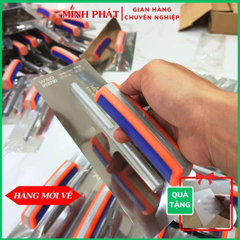 Dao Trét Bột Sơn Nước Minh Phát Cán Cam Móc Thùng 25cm 27cm 30cm 35cm