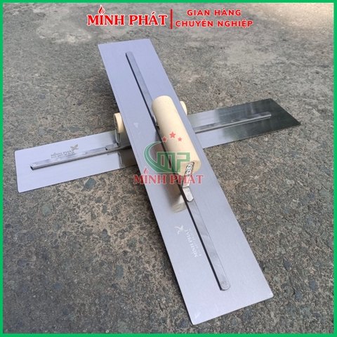 Dao Trét Bột Sơn Nước Cán Gỗ 50cm Thép Trắng 5 Yem Minh Phát Cao Cấp