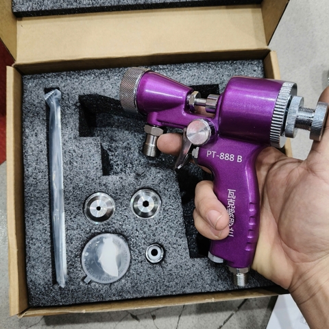 Súng Phun Gai Sần Sơn Đá PT-888B Minh Phát Cao Cấp – Phun Đều, Tiết Kiệm Sơn, Hiệu Quả Cao