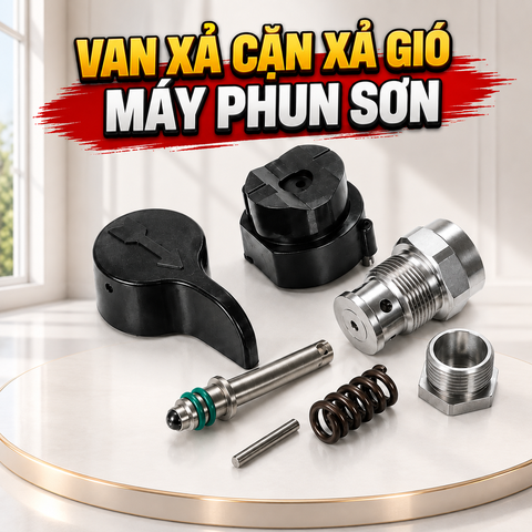 Van Xả Cặn Xả Gió Cho Máy Phun Sơn Graco 390 395 490 495 595 Minh Phát