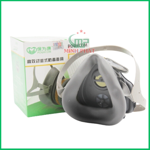 Mặt Nạ Chống Bụi KN95 Sơn Nước Minh Phát 3200, Mặt Nạ Phun Thuốc Trừ Sâu,Phun Sơn,Chống Khói Bụi