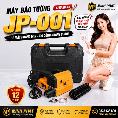 🔥 Máy Bào Tường JP-001 1200W Chính Hãng – Giải Pháp Cạo Sơn Cũ Hiệu Quả Gấp 10 Lần