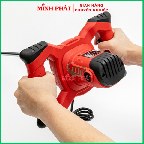 Máy Khuấy Bột Trét Cánh Xoắn - Khuấy Sơn Minh Phát 2100w, Máy Khuấy Đa Năng Đầu Trâu