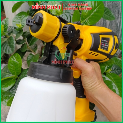 Máy Phun Sơn Cầm Tay Electric Spray ZT-6000A 850W 2 Đầu Béc 1.8mm 2.5mm