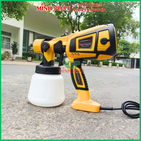 Máy Phun Sơn Cầm Tay Electric Spray ZT-6000A 850W 2 Đầu Béc 1.8mm 2.5mm