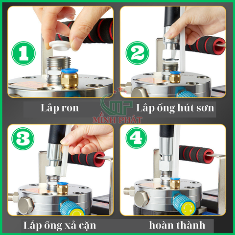 Máy Phun Sơn Công Nghiệp ZT-5500 Công Suất 4500w Minh Phát
