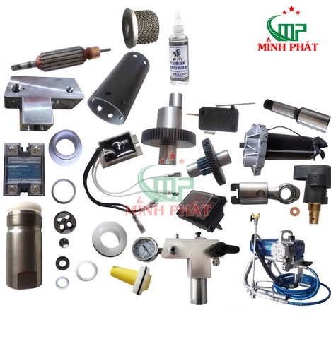 🛠️ Bộ Phụ Kiện Máy Phun Sơn Titan 440/450/3.21 Minh Phát – Đầy Đủ Linh Kiện Thay Thế