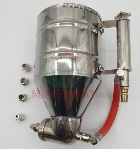 Phễu Phun Gai Sần, Phun Giả Đá Inox 201 Dung Tích 2 Lít Minh Phát