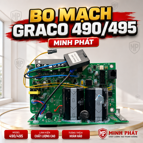 🔥 Bo Mạch Máy Phun Sơn Graco 490/495 Minh Phát