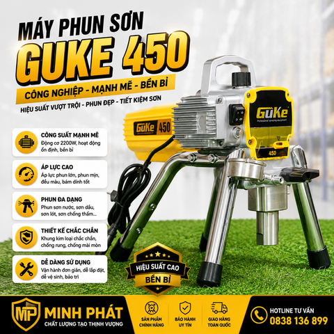 Máy Phun Sơn Công Nghiệp Guke 450 Minh Phát