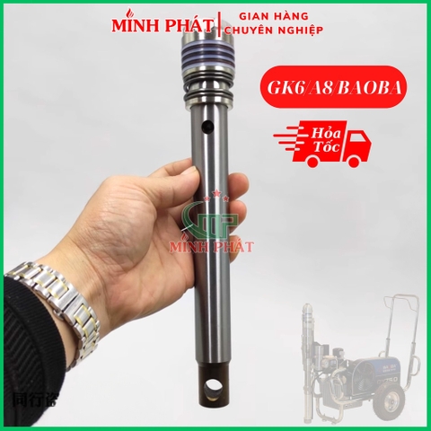 Piton Máy Phun Bột Trét Thủy Lực GK6 Minh Phát, Piton Xilanh Bơm Piton Máy Phun Bột Đặc