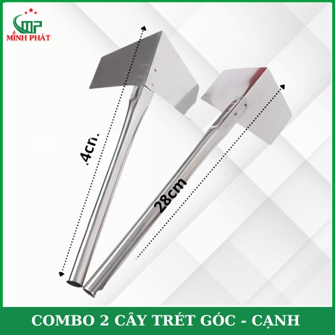 Combo 2 Cây Trét Góc Cạnh Sơn Nước Minh Phát 24cm