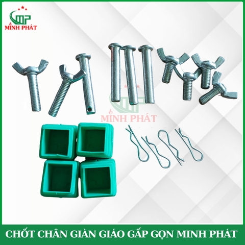 Trọn Bộ Chốt Chân Giàn Giáo Gấp Gọn Minh Phát