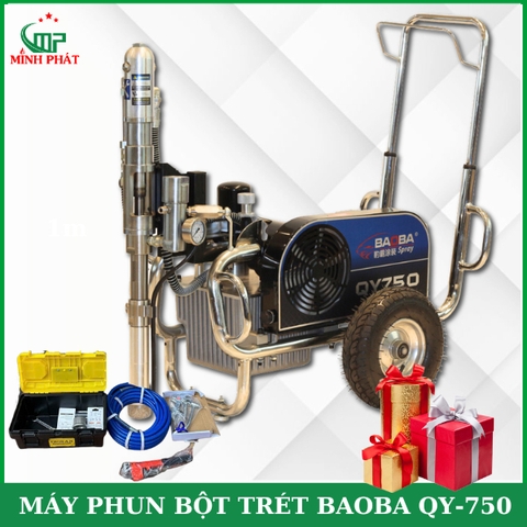 Máy Phun Bột Đặc Thủy Lực Baoba-750 Minh Phát