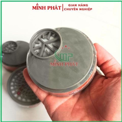 Mặt Nạ Chống Độc 3M- 3700 Đầy Đủ Phụ Kiện, Thích Hợp Phun Thuốc Trừ Sâu, Phun Sơn, Chống Bụi Độc Minh Phát