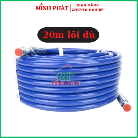 Dây Phun Sơn Công Nghiệp Áp Lực 1/4, Dây Phun Sơn Bố Thép Cao Cấp Chống Nổ Ống Minh Phát