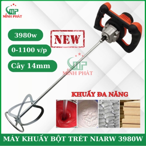 Máy Khuấy Sơn - Khuấy Bột Trét Minh Phát Công Suất Cao 3800W
