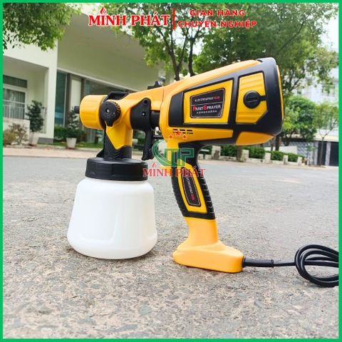 Máy Phun Sơn Cầm Tay Electric Spray ZT-6000A 850W 2 Đầu Béc 1.8mm 2.5mm
