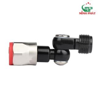 🔄 Đầu Xoay Minh Phát – Phụ Kiện Máy Phun Sơn Không Khí Dạng Cong Xoay Tự Do