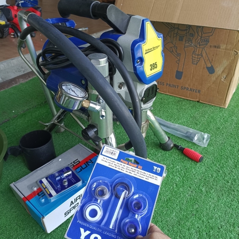 Máy Phun Sơn Nước Sơn Dầu Công Nghiệp AT-395 Minh Phát