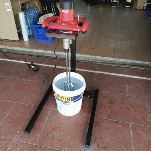 Giàn Nâng Máy Khuấy Sơn Tự Động Đa Năng 2 Cần ACZ Minh Phát