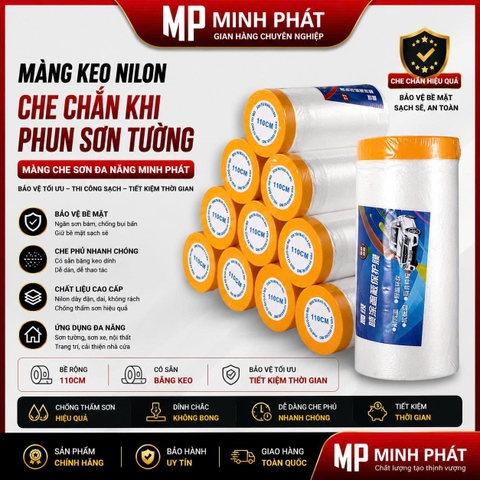 Màng Bọc Nilong Che Sơn Chắn Bụi Minh Phát