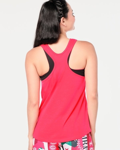 Tank form thụng - Hồng cam