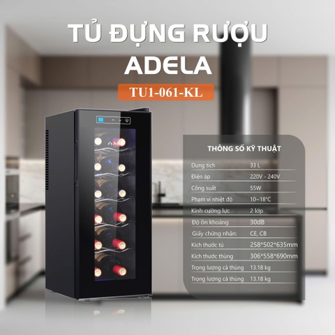 Tủ đựng rượu 12 chai